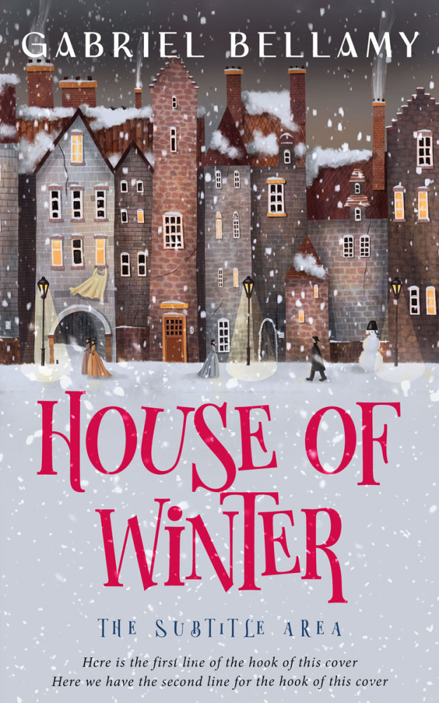 Front view of Gray Suit #26221 - Premade Fantasy Book Cover