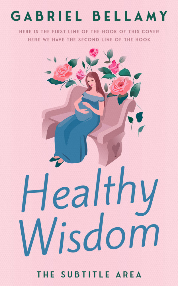 Front view of Azalea #26243 - Premade Health & Mind & Body Book Cover