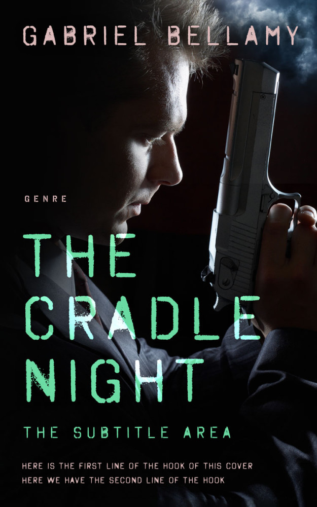 Front view of Cod Gray #26306 - Premade Mystery & Thriller & Suspense Book Cover