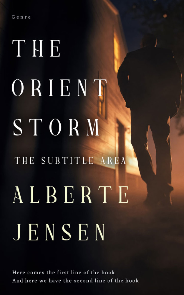 Front view of Cod Gray #26331 - Premade Mystery & Thriller & Suspense Book Cover