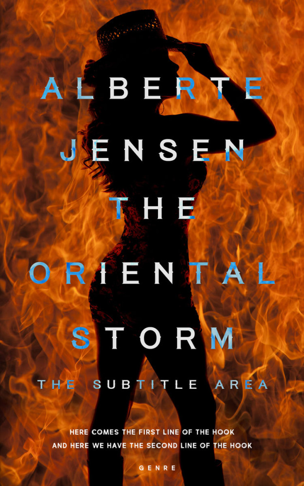 Front view of Korma #26337 - Premade Western Book Cover