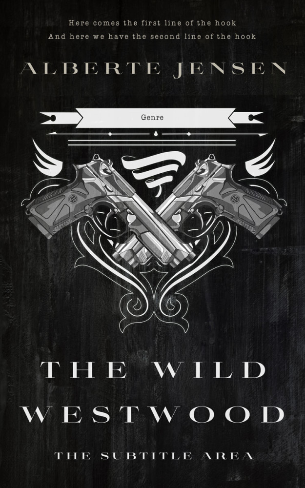 Front view of Cod Gray #26341 - Premade Horror Book Cover