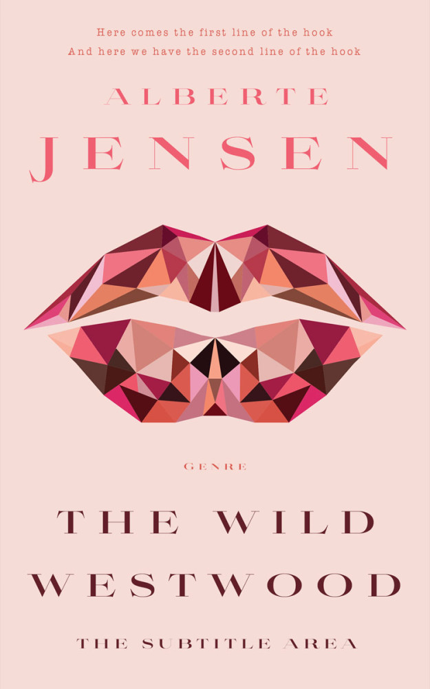 Front view of Almond #26346 - Premade Chick Lit Book Cover