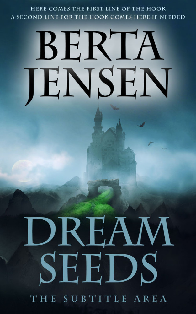 Front view of Mirage #26401 - Premade Fantasy Book Cover