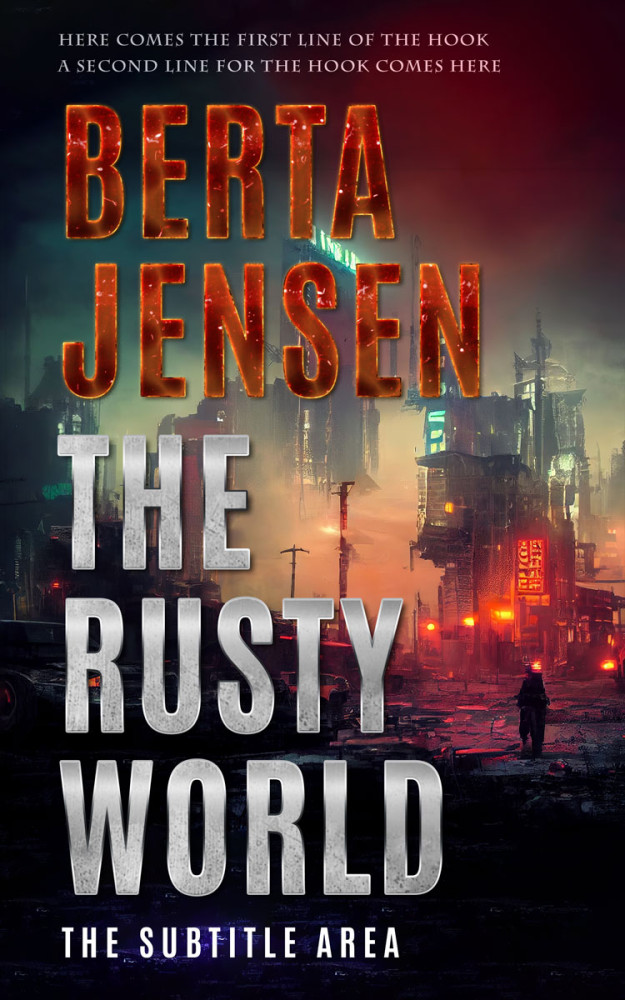 Front view of Cocoa Brown #26411 - Premade Apocalyptica Book Cover