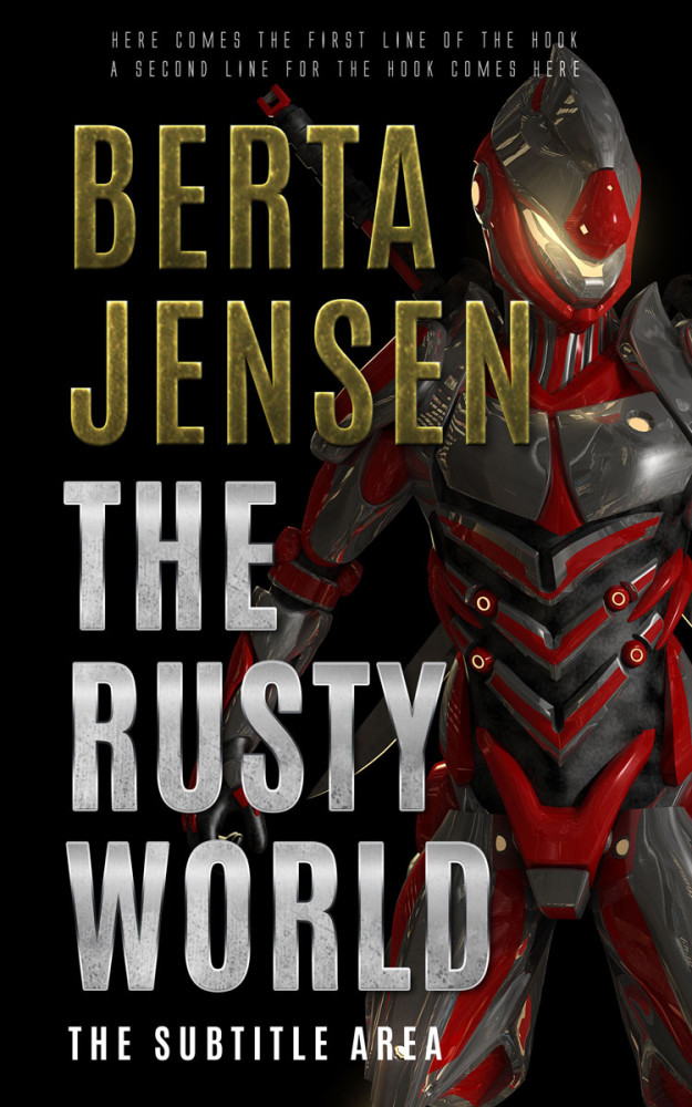 Front view of Malta #26416 - Premade Science Fiction Book Cover