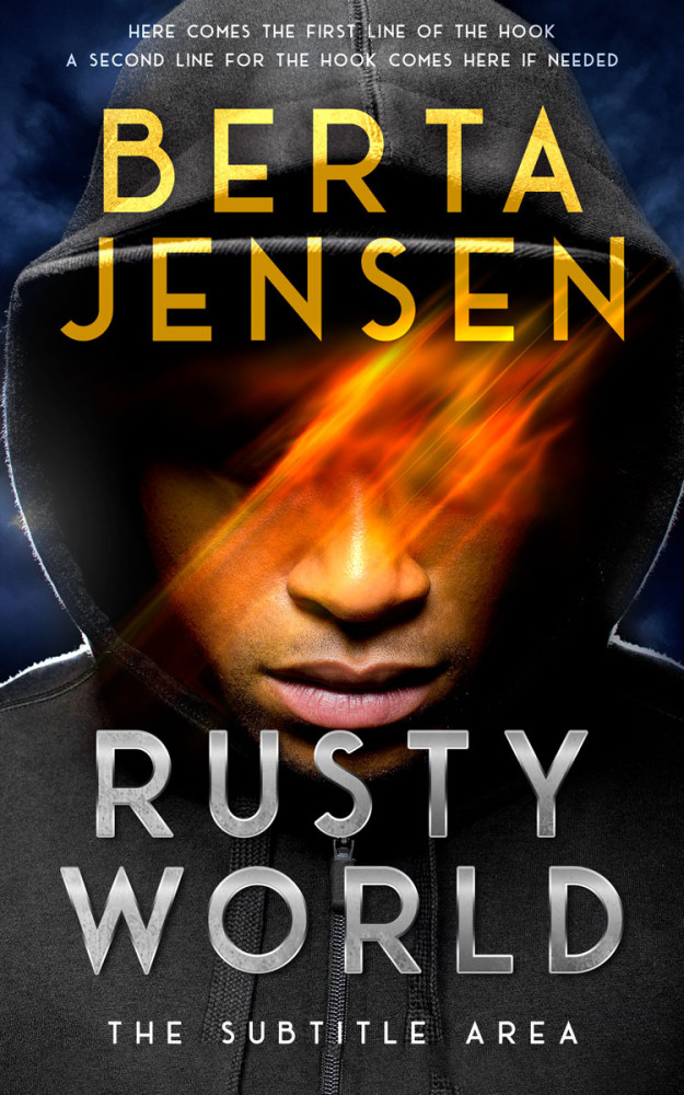 Front view of Raw Sienna #26423 - Premade Teen & Young Adult Book Cover