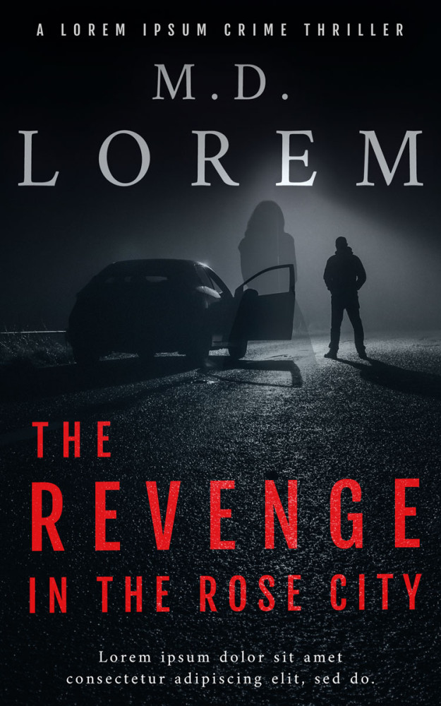 Front view of Bunker #26457 - Premade Mystery & Thriller & Suspense Book Cover