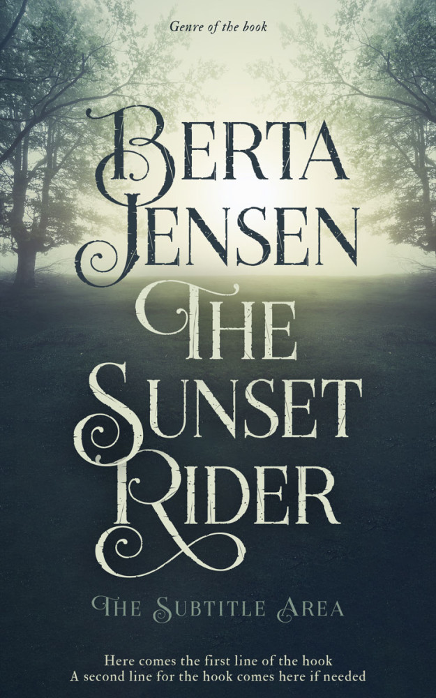 Front view of Moon Mist #26465 - Premade Fantasy Book Cover