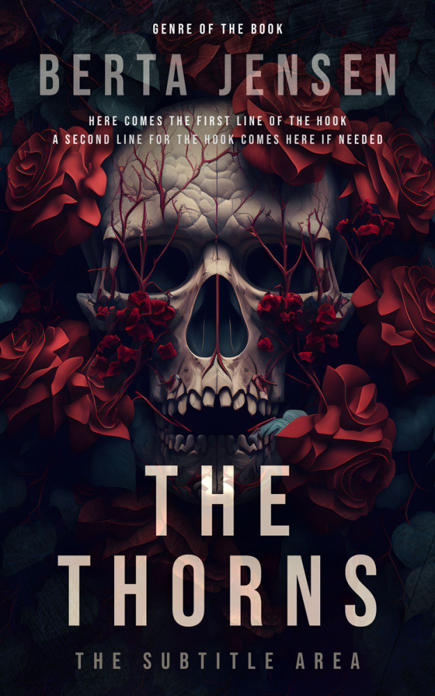 Front view of Revolver #26475 - Premade Horror Book Cover