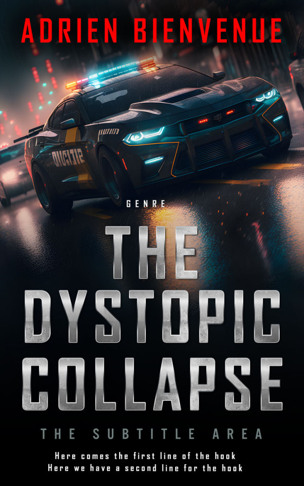 Front view of Quicksand #26493 - Premade Mystery & Thriller & Suspense Book Cover