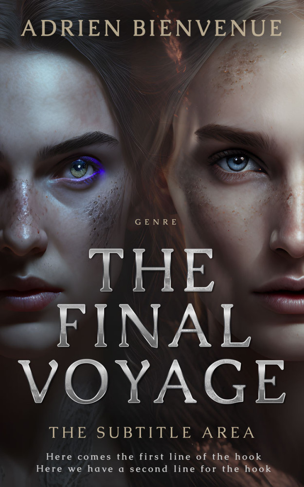 Front view of Mine Shaft #26511 - Premade Fantasy Book Cover