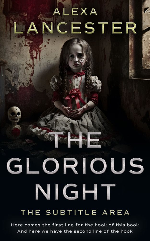 Front view of Cod Gray #26542 - Premade Mystery & Thriller & Suspense Book Cover