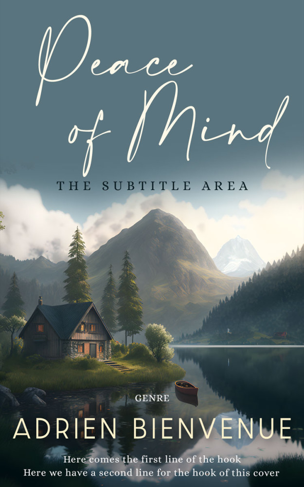 Front view of Nevada #26565 - Premade Literary Fiction Book Cover