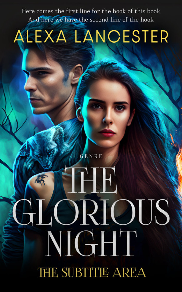 Front view of Bunker #26596 - Premade Romance Book Cover