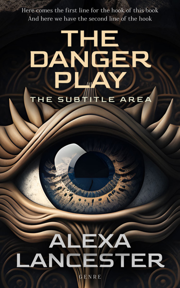 Front view of Rodeo Dust #26607 - Premade Fantasy Book Cover