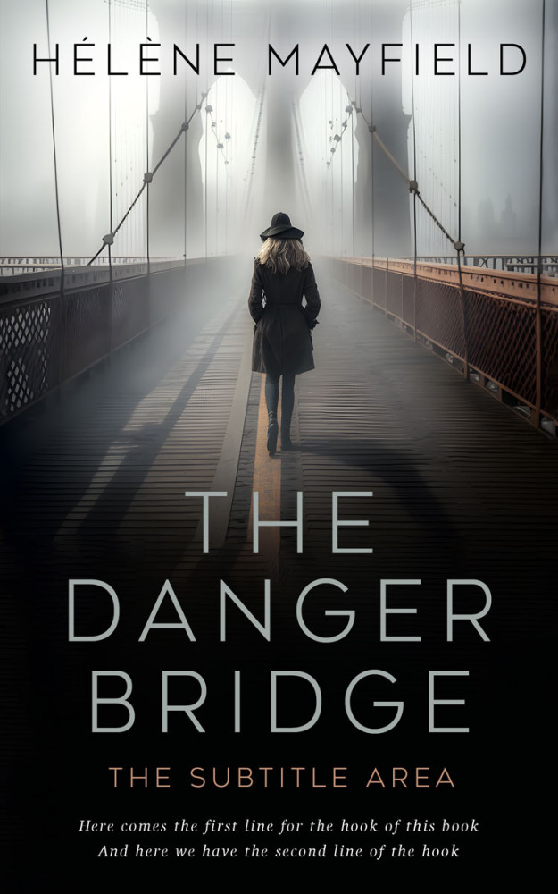 Front view of Cod Gray #26623 - Premade Mystery & Thriller & Suspense Book Cover