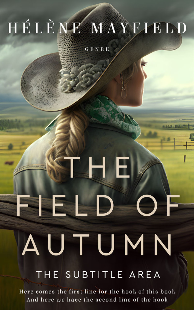 Front view of Rangitoto #26642 - Premade Romance Book Cover