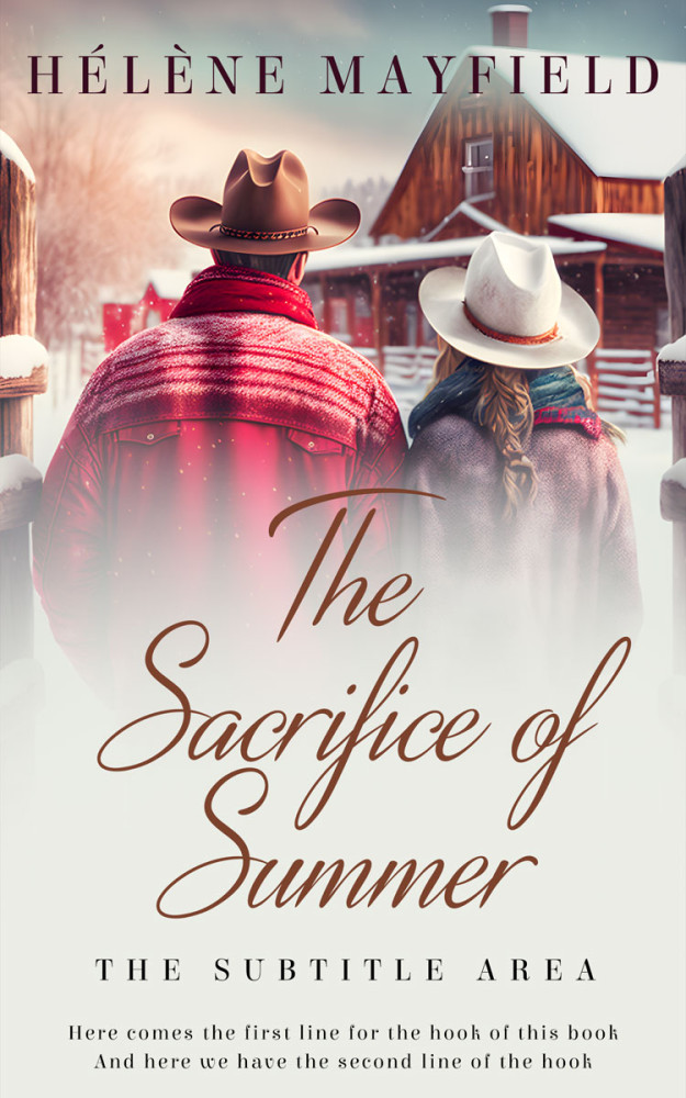 Front view of Westar #26644 - Premade Romance Book Cover