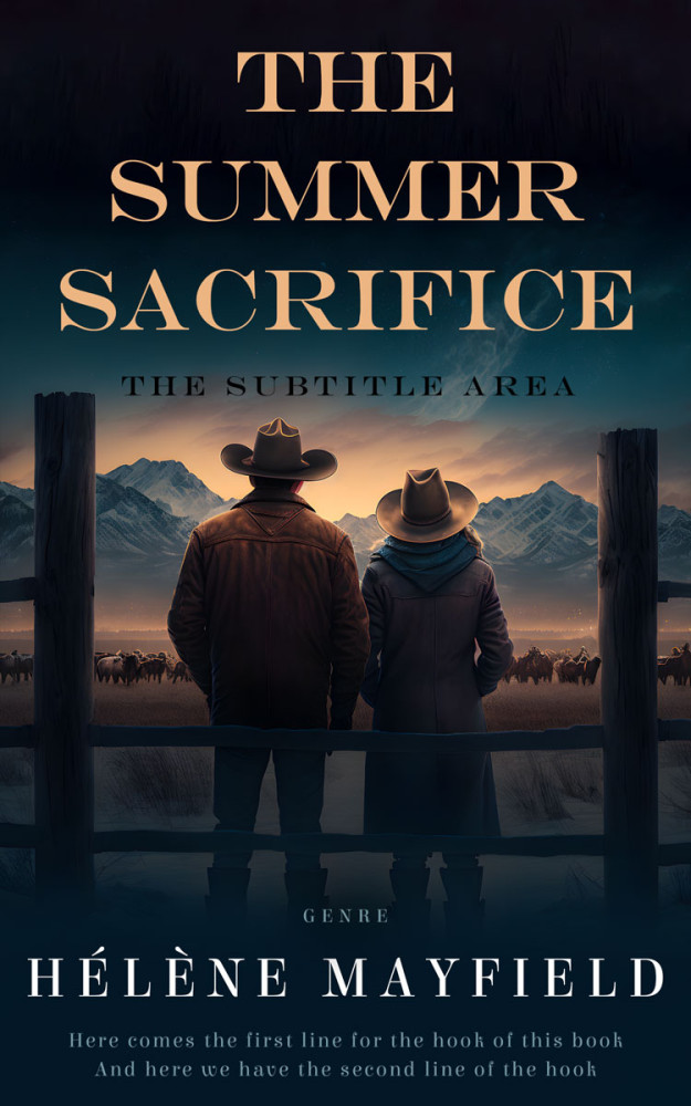 Front view of Mirage #26646 - Premade Romance Book Cover