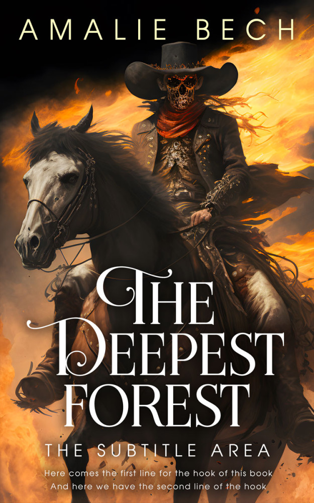 Front view of Di Serria #26692 - Premade Horror Book Cover