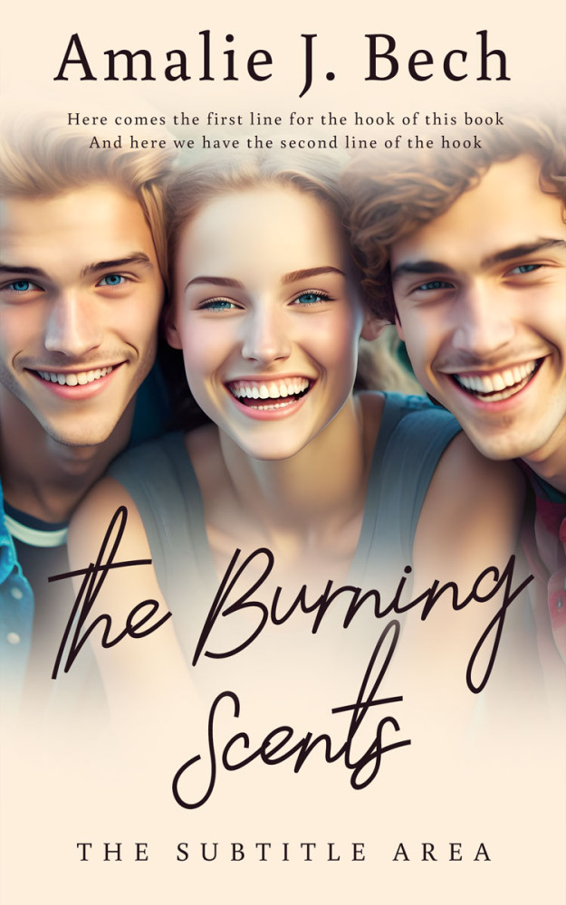 Front view of Almond #26714 - Premade Teen & Young Adult Book Cover