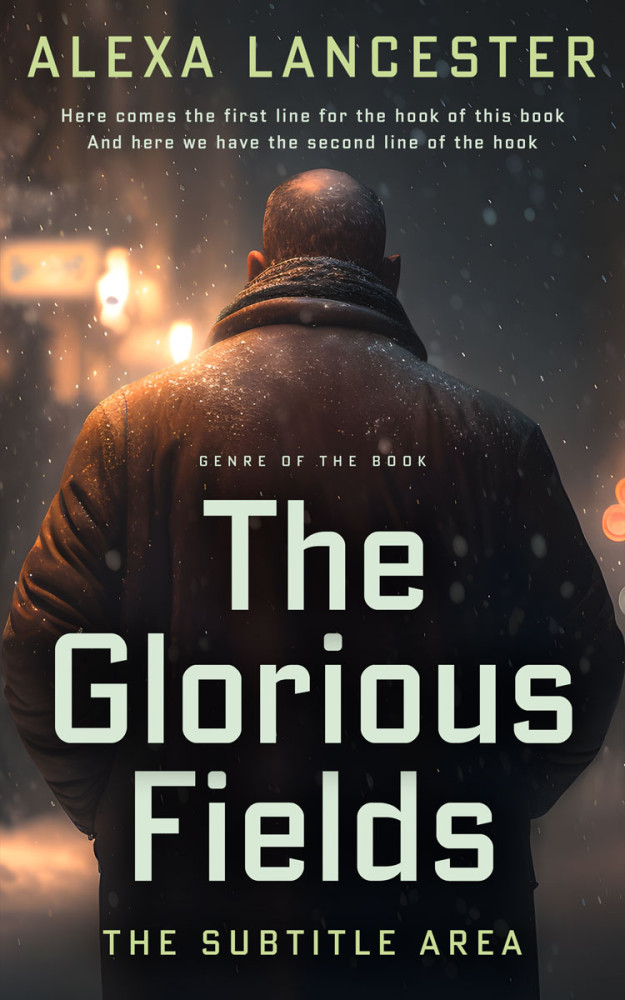 Front view of Thunder #26723 - Premade Mystery & Thriller & Suspense Book Cover