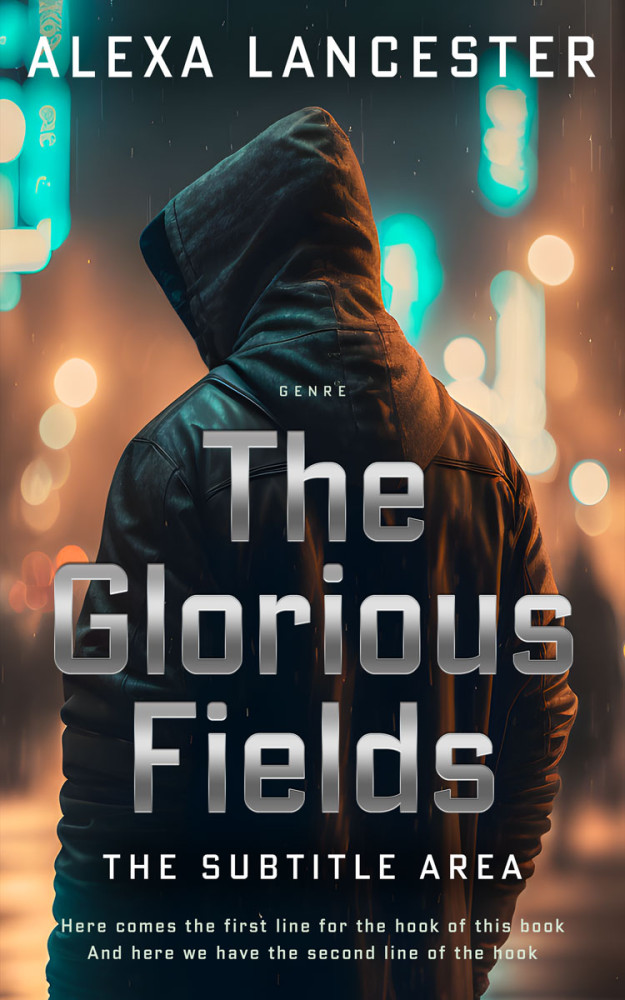 Front view of Tan #26725 - Premade Mystery & Thriller & Suspense Book Cover