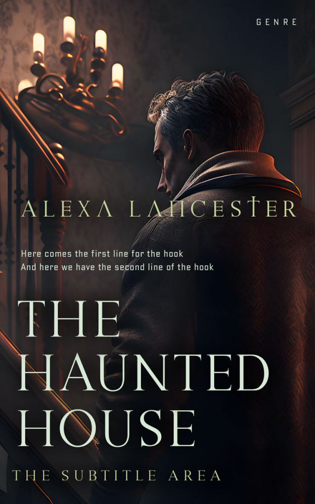 Front view of Thunder #26737 - Premade Mystery & Thriller & Suspense Book Cover