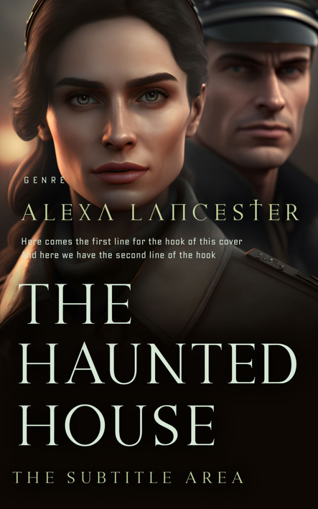 Front view of Zeus #26740 - Premade Romance Book Cover