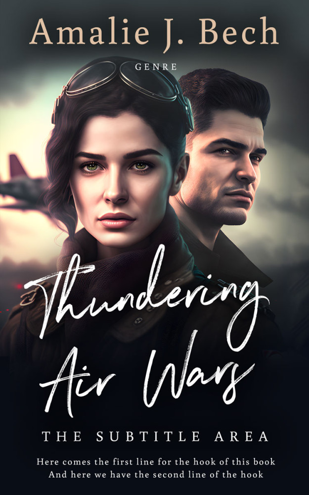 Front view of Shark #26742 - Premade Romance Book Cover