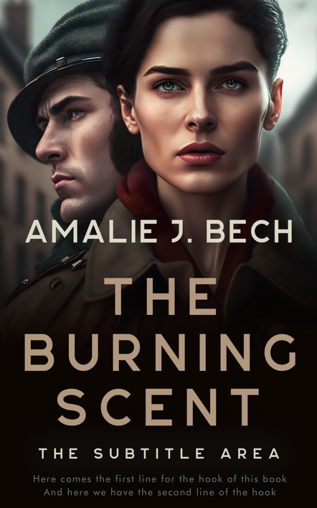 Front view of Quicksand #26745 - Premade Romance Book Cover