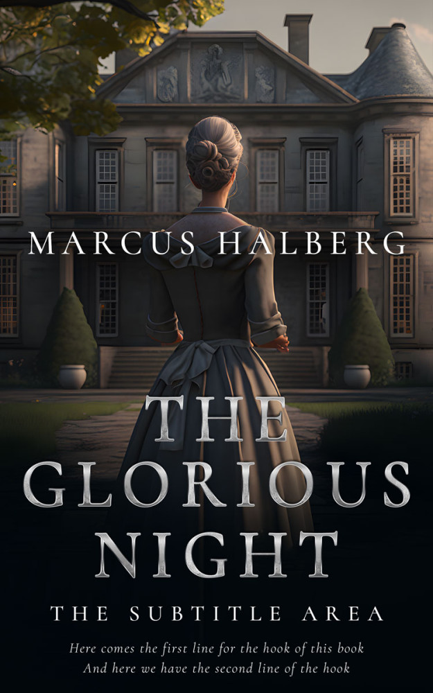 Front view of Cod Gray #26764 - Premade Historical Book Cover