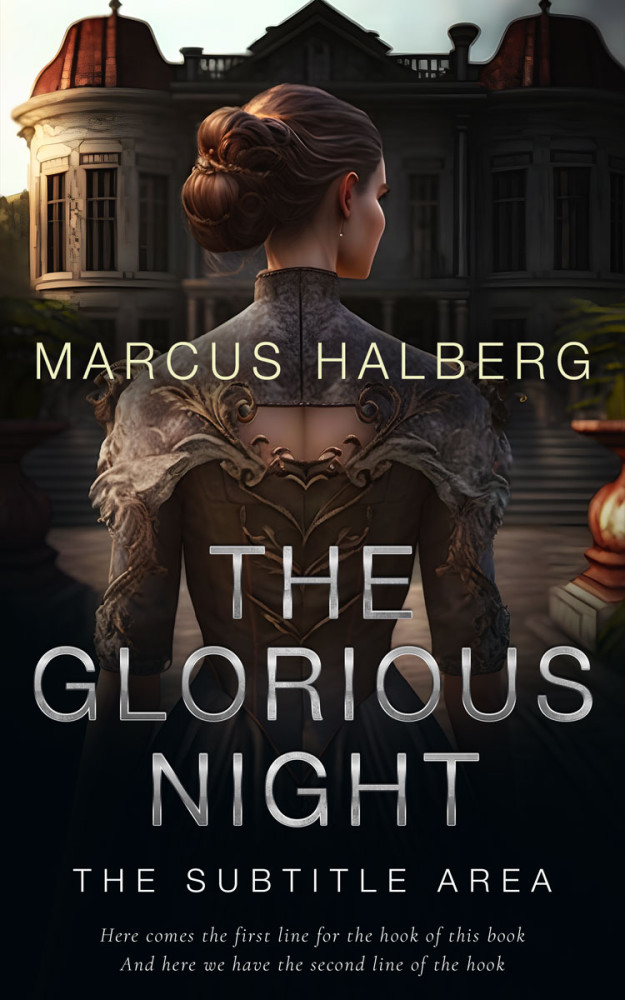 Front view of Cod Gray #26766 - Premade Historical Book Cover