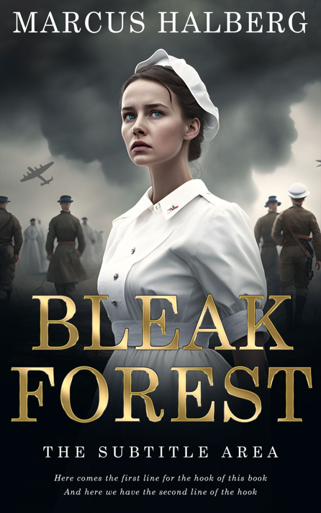 Front view of Shark #26773 - Premade Historical Book Cover