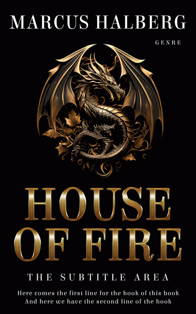 Front view of Rangoon Green #26784 - Premade Fantasy Book Cover