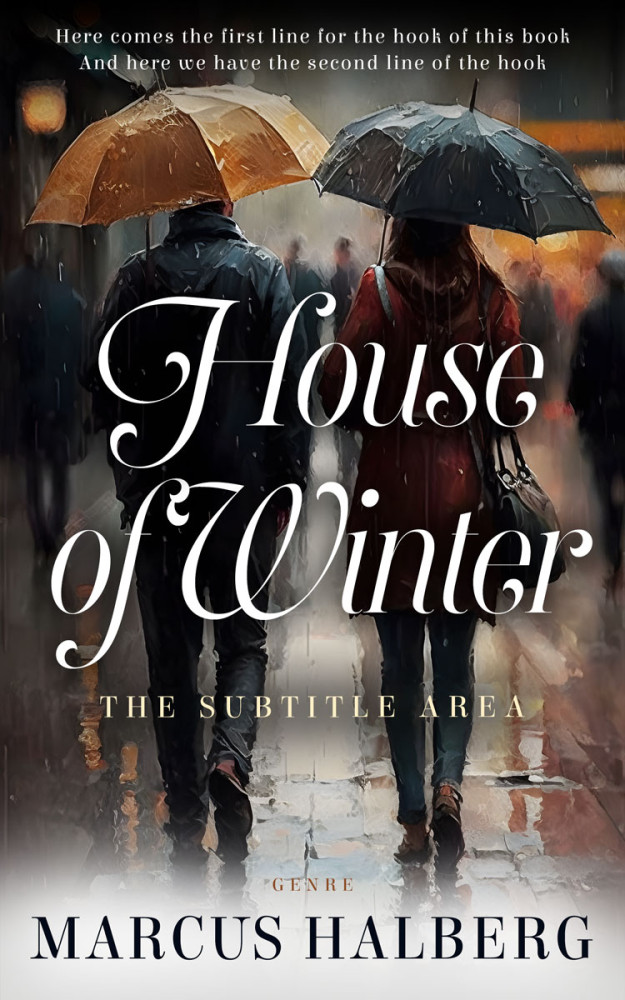 Front view of Silver Rust #26808 - Premade Romance Book Cover