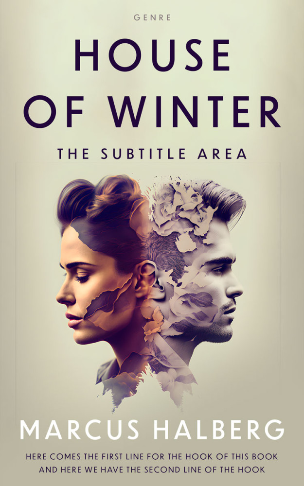 Front view of Sisal #26811 - Premade Romance Book Cover