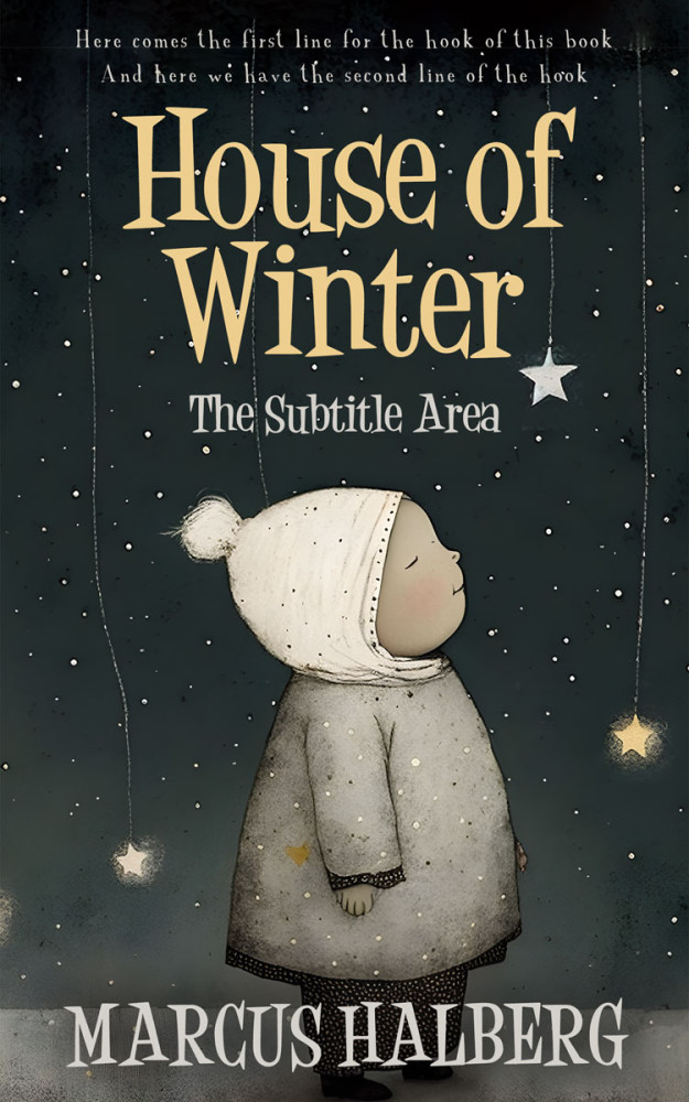 Front view of Outer Space #26850 - Premade Surreal Book Cover