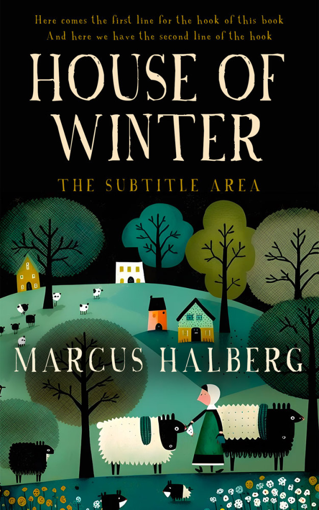 Front view of Sapling #26854 - Premade Nature Book Cover