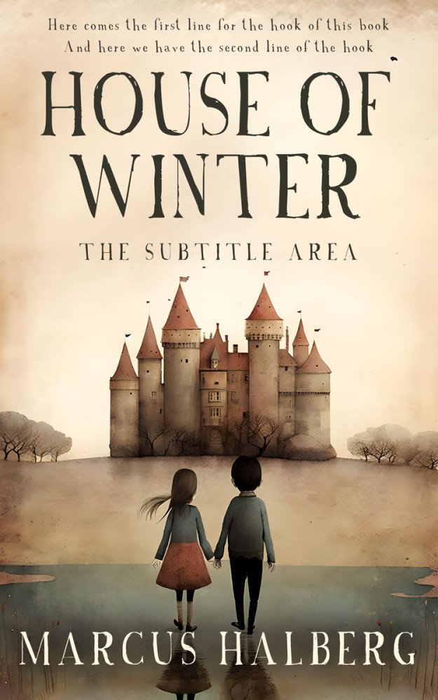 Front view of Mondo #26856 - Premade Fantasy Book Cover