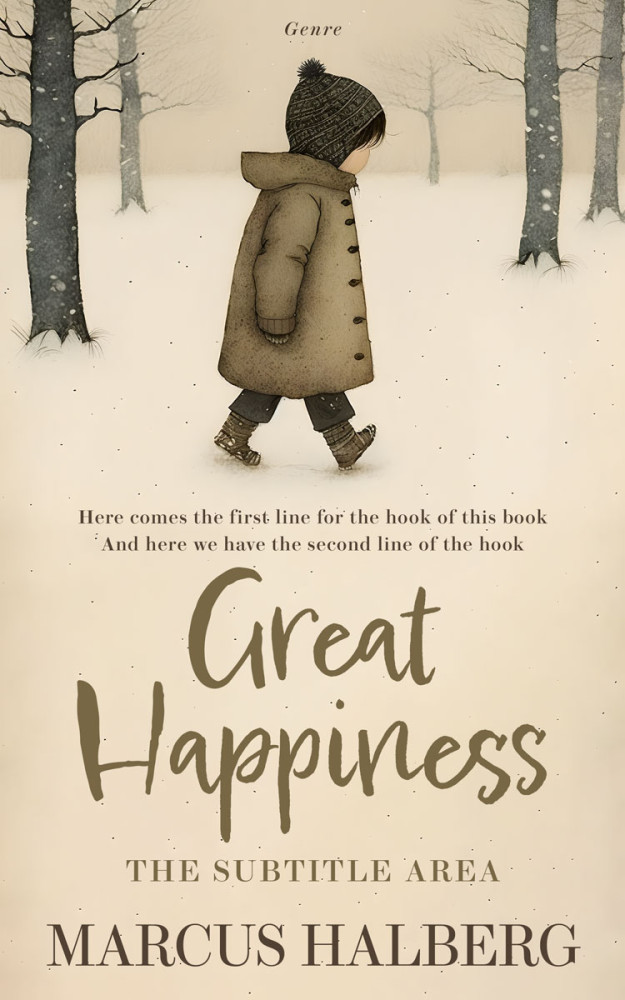 Front view of Stark White #26870 - Premade Nature Book Cover