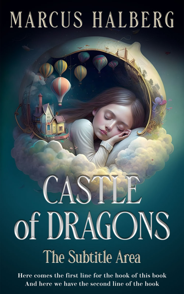 Front view of Big Stone #26895 - Premade Surreal Book Cover