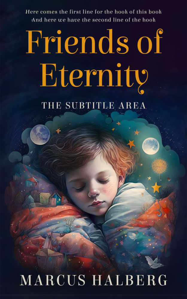 Front view of Mirage #26897 - Premade Surreal Book Cover