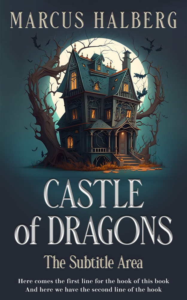 Front view of Outer Space #26898 - Premade Horror Book Cover