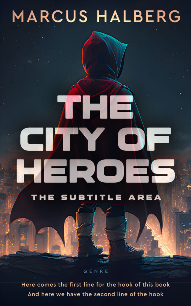 Front view of Ebony Clay #26945 - Premade Fantasy Book Cover