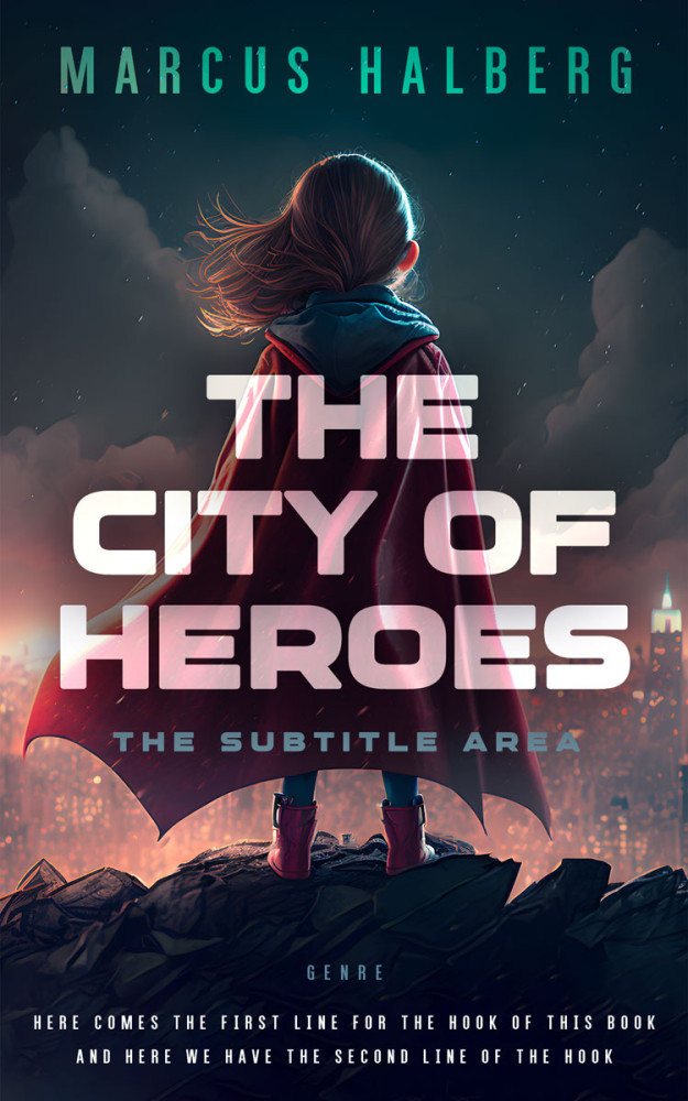 Front view of Ebony Clay #26946 - Premade Fantasy Book Cover