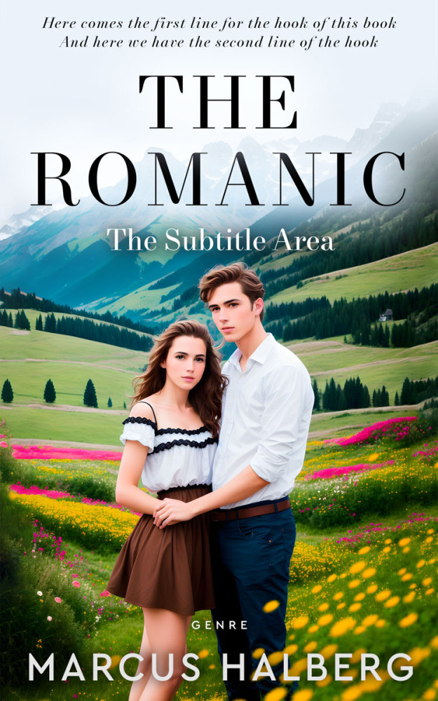 Front view of Celtic #26970 - Premade Romance Book Cover | BookCoverZone