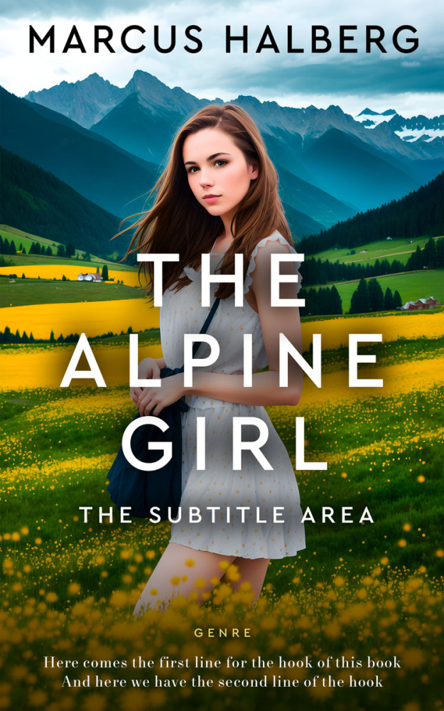 Front view of Mallard #26972 - Premade Romance Book Cover