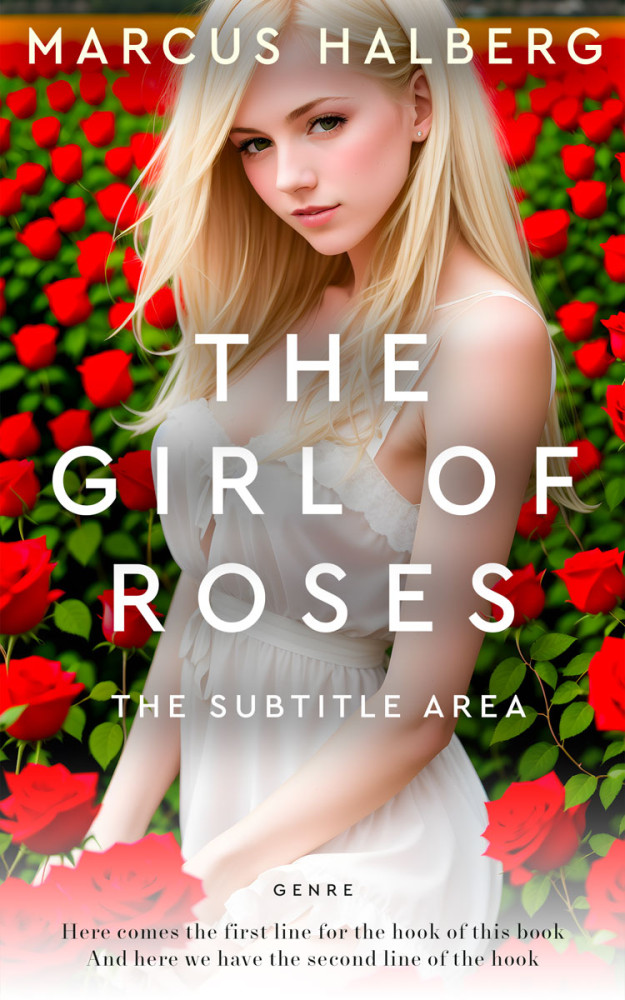 Front view of Soft Amber #26974 - Premade Romance Book Cover